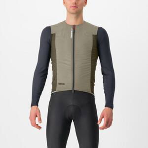 CASTELLI Cyklistická vesta - FLY VEST - béžová 3XL