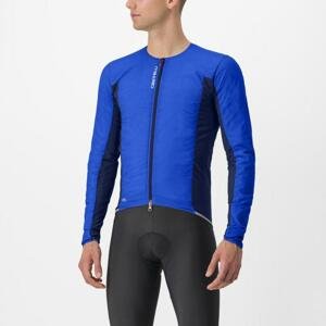 CASTELLI Cyklistická zateplená bunda - FLY JACK-SEY - modrá M