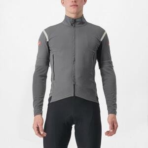 CASTELLI Cyklistická zateplená bunda - PERFETTO RoS 2 CONVERTIBLE - šedá XL