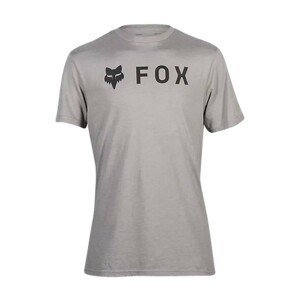 FOX Cyklistické triko s krátkým rukávem - ABSOLUTE PREMIUM - šedá M