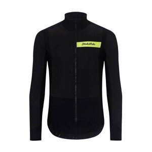 HOLOKOLO Cyklistická zateplená bunda - FALCON WINTER - černá 4XL