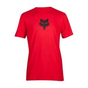 FOX Cyklistické triko s krátkým rukávem - FOX HEAD PREMIUM - červená 2XL
