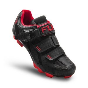 FLR Cyklistické tretry - F65 MTB - černá/červená 39