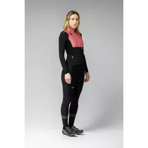 GOBIK Cyklistická zateplená bunda - MIST BLEND WOMEN - růžová/černá