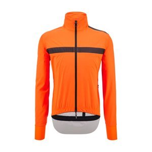 SANTINI Cyklistická voděodolná pláštěnka - GUARD NEOS - oranžová XL