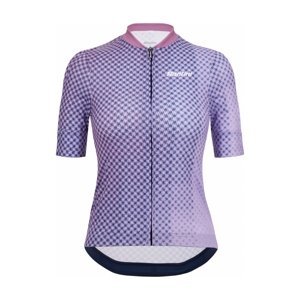 SANTINI Cyklistický dres s krátkým rukávem - PAWS FORMA - fialová M