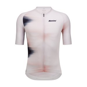 SANTINI Cyklistický dres s krátkým rukávem - OMBRA - bílá 2XL