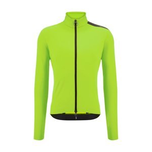SANTINI Cyklistická zateplená bunda - ADAPT MULTI - zelená M
