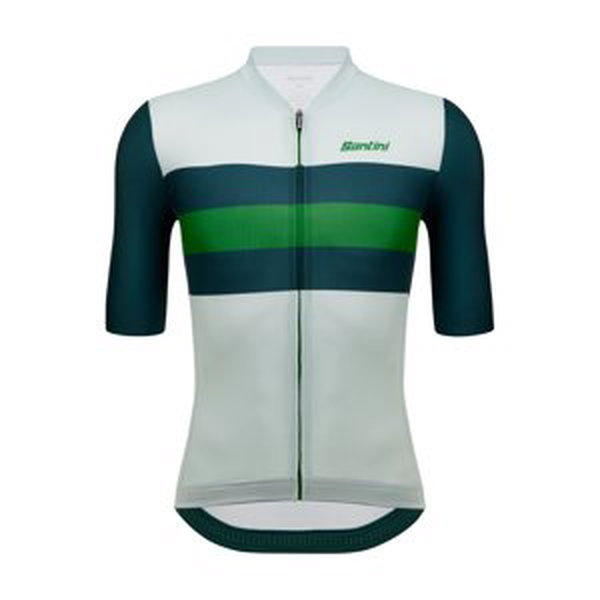 SANTINI Cyklistický dres s krátkým rukávem - ECO SLEEK NEW BENGAL  - světle zelená 2XL