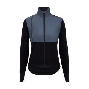 SANTINI Cyklistická zateplená bunda - VEGA ABSOLUTE - modrá/černá L