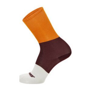 SANTINI Cyklistické ponožky klasické - BENGAL - vícebarevná M-L