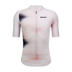 SANTINI Cyklistický dres s krátkým rukávem - OMBRA - bílá XL