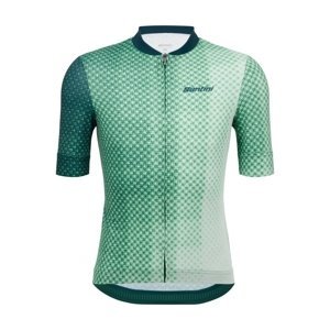 SANTINI Cyklistický dres s krátkým rukávem - PAWS FORMA - zelená XS