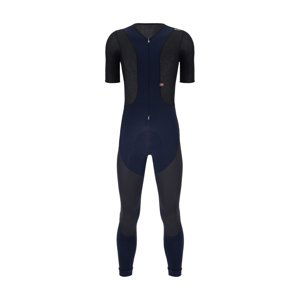 SANTINI Cyklistické kalhoty dlouhé s laclem - VEGA DRY - modrá 4XL