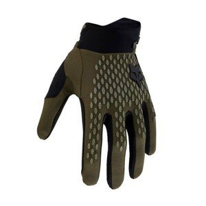 FOX Cyklistické rukavice dlouhoprsté - DEFEND - zelená S