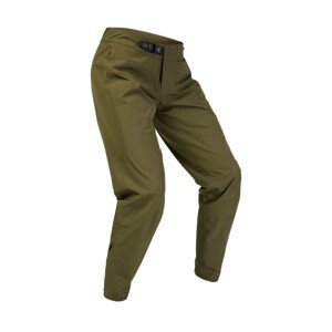 FOX Cyklistické kalhoty dlouhé bez laclu - RANGER 2.5L WATER - zelená L