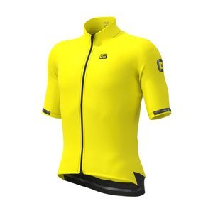 ALÉ Cyklistický dres s krátkým rukávem - KLIMATIK K-TOUR - žlutá XS