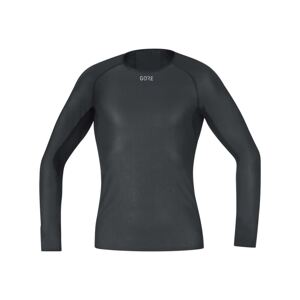 GORE Cyklistické triko s dlouhým rukávem - M GWS BL - černá 2XL