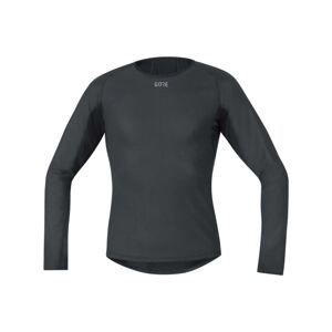 GORE Cyklistické triko s dlouhým rukávem - M GWS BL THERMO LS - černá XL