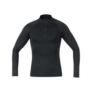 GORE Cyklistické triko s dlouhým rukávem - M BL THERMO TURTLENECK - černá 2XL