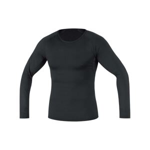 GORE Cyklistické triko s dlouhým rukávem - M BL THERMO - černá 2XL