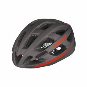 LIMAR Cyklistická přilba - ULTRALIGHT LUX - černá/červená (50–57 cm)