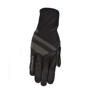 AGU Cyklistické rukavice dlouhoprsté - WINDPROOF - černá L