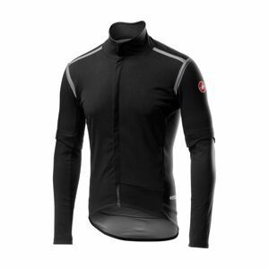 CASTELLI Cyklistická zateplená bunda - PERFETTO ROS CONVERT - černá M