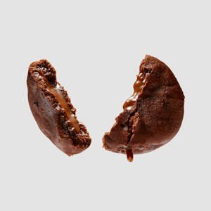 Plněné proteinové cookies - Double Chocolate and Caramel