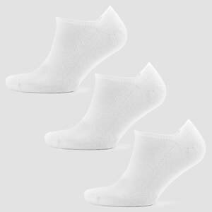 Pánské kotníkové ponožky - Bílé - UK 9-12