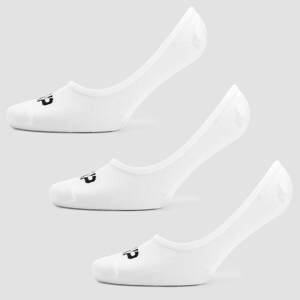 Dámské invisible ponožky - Bílé - UK 3-6