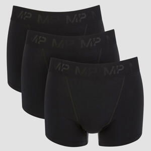 MP pánské tréninkové boxerky Essentials – Černé (3 ks) - XS