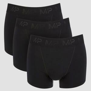 MP pánské tréninkové boxerky Essentials – Černé (3 ks) - XL