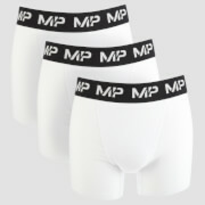 MP pánské boxerky – Bílé (3 ks) - M