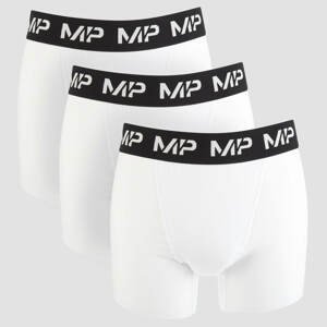 MP pánské boxerky – Bílé (3 ks) - L