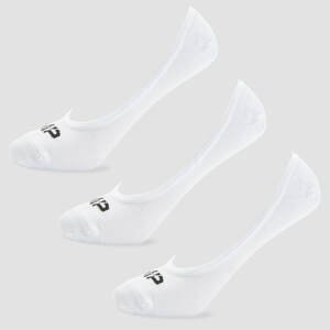 Pánské nízké ponožky - Bílé - UK 9-12