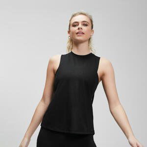 MP dámské tréninkové tričko bez rukávů s hlubokými průramky Essentials – Černé - L