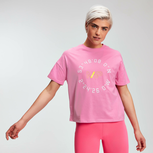 Myprotein dámské Power Graphic tričko - Růžové - S