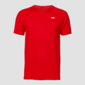 MP pánské tréninkové tričko s krátkým rukávem Essential – Červené - XL