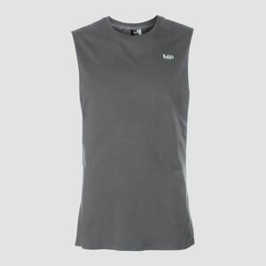 MP pánské tričko bez rukávů s hlubokými průramky Essentials – Tmavošedé - M