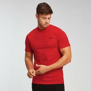 MP pánské tričko s krátkým rukávem Essentials – Červené - XS