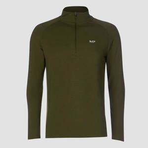 MP Performance top s 1/4 zipem - Army zelená a černá - XXL