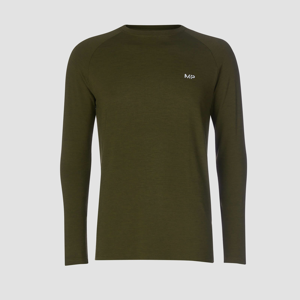 MP Performance tričko s dlouhým rukávem - Army zelená a černá - XL