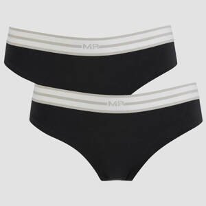 MP dámské nízké kalhotky – Černé (2 ks) - XXS