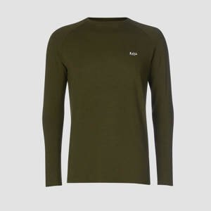 MP Performance tričko s dlouhým rukávem - Army zelená a černá - XXXL