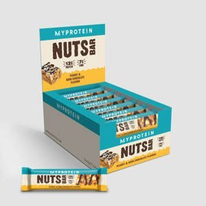 Nuts tyčinka - 12 x 45g - Dark Chocolate & Peanut