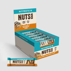 Nuts tyčinka - 12 x 45g - Dark Chocolate & Salted Caramel