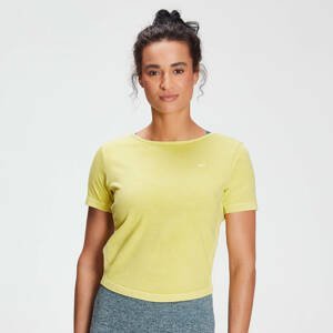 MP Women's Training Washed Tie Back T-shirt - Washed Yellow - S