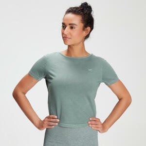 MP Women's Raw Training Washed Tie Back T-shirt - Washed Green - L