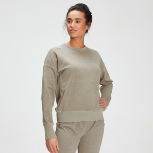 MP Women's Raw Training Washed Crew Sweat - Taupe - L